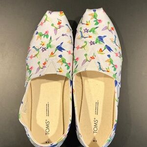 Toms Colorful Bird Print Women's Flats